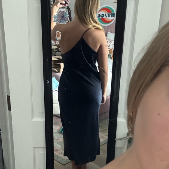 ASOS Midnight Blue One-Shoulder Dress - Picture 2 of 4